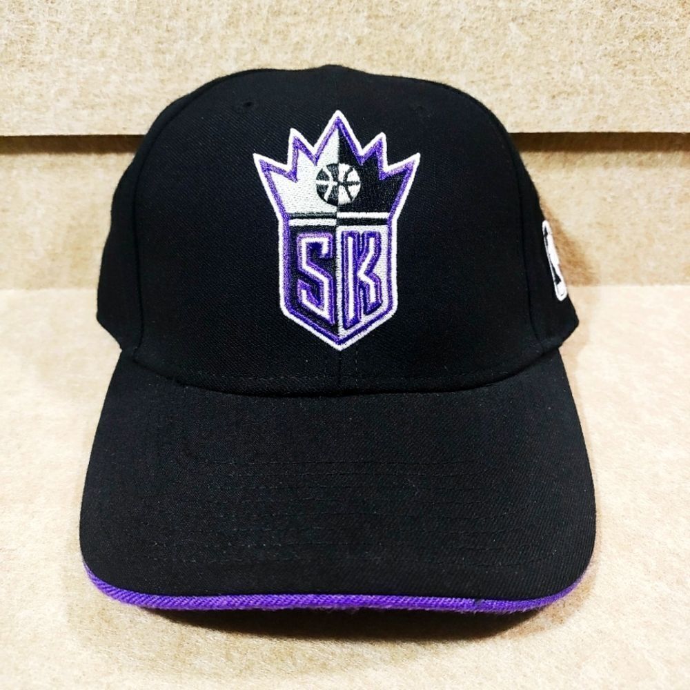 Adidas Sacramento Kings Big Kids Structured Curved Bill Hat #U
